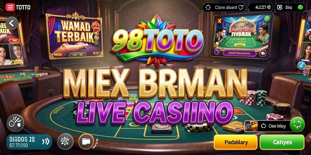 Gameplay Live Casino yang mendebarkan di 98TOTO.