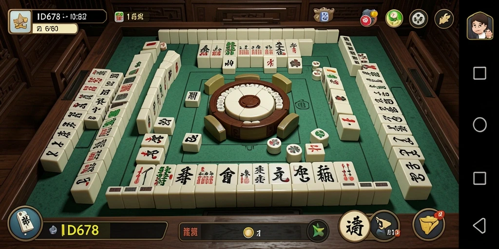 Gameplay seru dan menantang dari ID678 dalam permainan Mahjong.