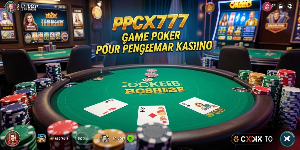 Gameplay menarik dari PCX777 yang menghadirkan suasana poker yang nyata.