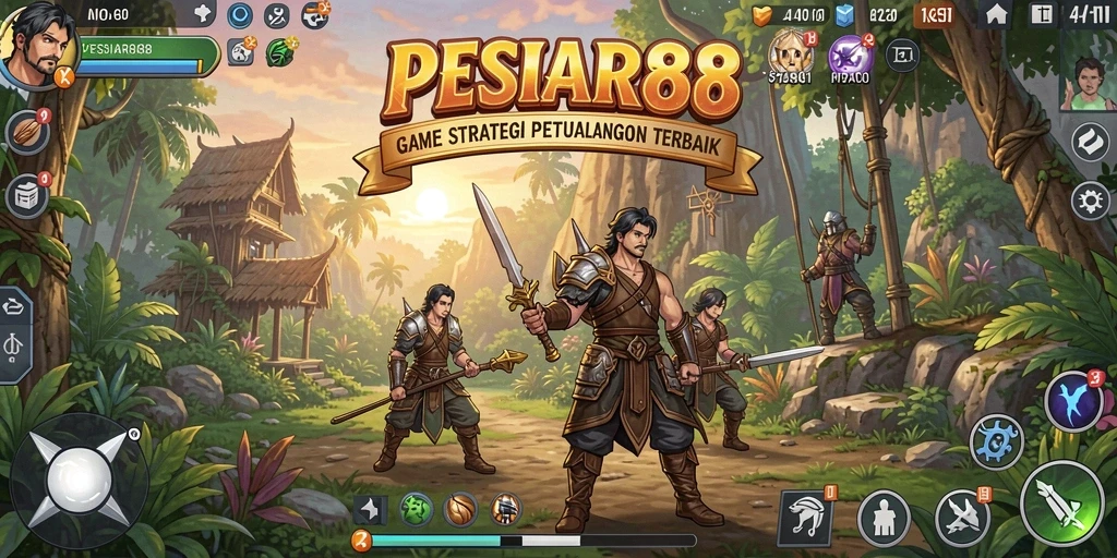Tangkapan layar gameplay PESIAR88 yang menunjukkan aksi pertarungan seru.