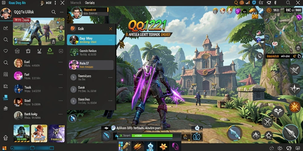 Screenshot utama QQ1221 menampilkan antarmuka aplikasi yang memudahkan pengguna.