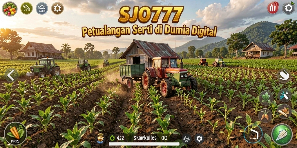 Tampilan gameplay SJO777 yang menarik dalam dunia pertanian.