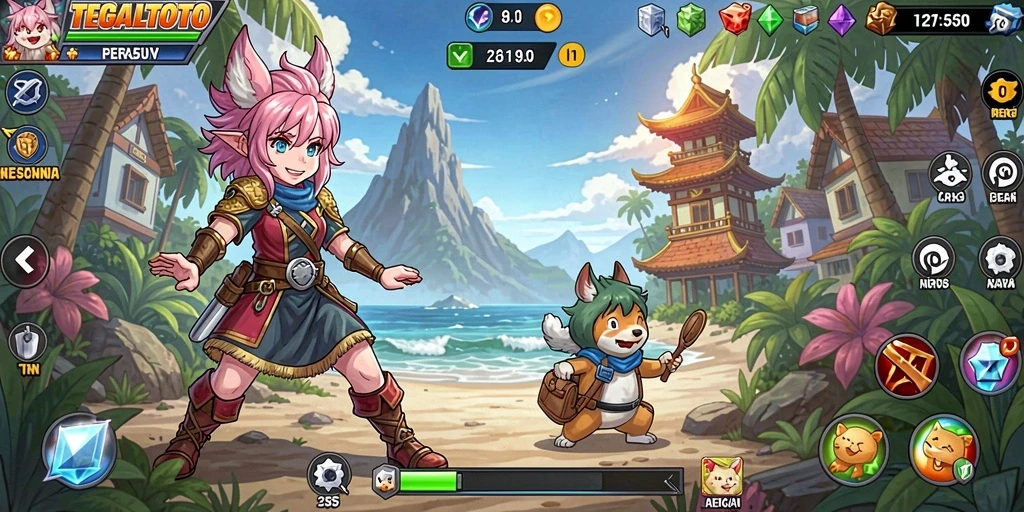Tampilan gameplay TEGALTOTO yang menarik dan dinamis.
